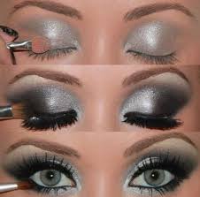 Black And Silver Eye Makeup Black And Silver Eye Shadow Makeup Eye Makeup Eye Make Up Makeup
