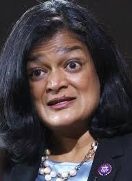 Rep. Pramila Jayapal warns Trump and Republicans that Democrats will always  stand up for immigrants: “If you come for immigrants, you'll have to go  through all of us.”