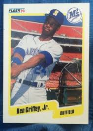 1990 Fleer Ken Griffey Jr 2nd Year Card 513 Nos Etsy In 2020 Griffey Jr Ken Griffey Jr Ken Griffey