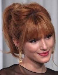 Bella Thorne Bella Thorne Bella Thorne Hair Color Auburn Red Hair With Bangs Short Hair With Bangs
