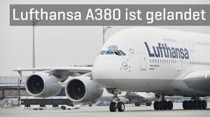 An welches gate muss ich zum boarding? 5 Neue Lufthansa A380 Am Flughafen Munchen Youtube