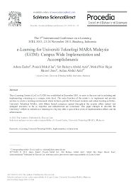 Uitm graduates & students, lets register as a jobseeker at jobshop uitm, today! Pdf E Learning For Universiti Teknologi Mara Malaysia Uitm Campus Wide Implementation And Accomplishments Siti Rahayu Abdul Aziz Posiah Isa And Dato Dr Mohd Nor Hajar Hasrol Jono Academia Edu