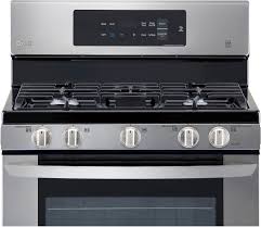 Lg 5 burner 36 inch. Best Buy Lg 5 4 Cu Ft Freestanding Gas Range Stainless Steel Lrg3061st