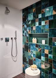 Collection by bahtroom decoration and interoir news. 24 Creative Blue And Green Tiled Bathrooms Best Tiled Bathroom Ideas
