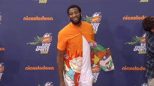 I know that drummond is going over and telling that kid something encouraging. Detroit Pistons Andre Drummond Gets Dizzy At Kids Choice Awards