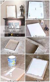 Happy spring burlap canvas art from lilacs & longhorns. Diy 1 Burlap Canvas Hobby Lobby Hack The Pinning Mama