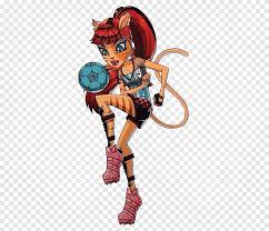 This drawing was made at internet users' disposal on 07 february 2106. Monster High Freak Du Chic Toralei Doll Ghoul Tiger Striped Cat Coloring Pages Png Pngegg