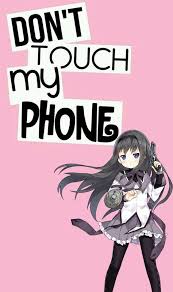 A collection of the top 49 anime don't touch my phone wallpapers and backgrounds available for download for free. Dont Touch My Phone Wallpaper Enwallpaper