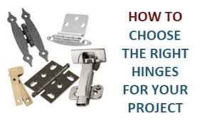 choosing the right cabinet hinge for