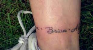The Names Of My Children As An Ankle Bracelet Leg Tattoos Women Lower Women Anklets Leg Tattoos Women