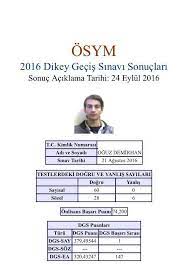 Dikey geçiş dgs sonuçları açıklandı mı? Facebook