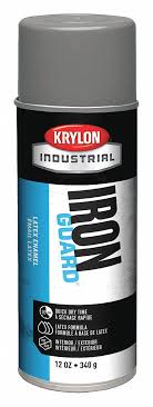 Krylon Industrial Iron Guard Spray Paint In Satin Satin Gray For Masonry Metal Plaster Plastic Wood 12 Oz 3cpv7 K07914000 Grainger