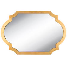 Stratton home decor 33.86 tulum rattan mirror. Gold Quatrefoil Wood Wall Mirror Hobby Lobby 1134634