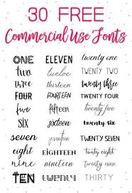 One Two Three Four Five Six Seven Eight Nine Ten Eleven Twelve Thirteen Fourteen Fifteen Sixteen Premium Free Fonts Font Bundles Commercial Use Fonts Free Script Fonts Free Fonts For Cricut