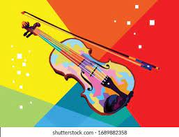 Violinist painting original oil and mixed media on canvas | etsy. Violin Wpap Pop Art Style Music Stock Vector Royalty Free 1689882358