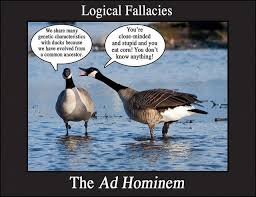 Logical Fallacies 1 Logical Fallacies Ad Hominem Fallacy Examples
