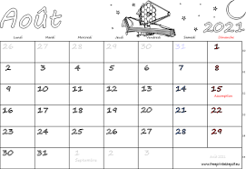 Vous retrouverez sur cette page plusieurs modèles de calendrier mensuel pour l'année 2021 à imprimer. Calendrier Mensuel A Imprimer Aout 2021 Gratuit Pdf Imprimable