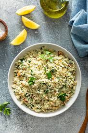 1 wild salmon fillet (smoked or plain). Garlic Herb Cauliflower Rice Oh Sweet Basil