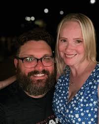 Me and my lady at the new @4handsbrewingco in Kirkwood. This place is  freaking awesome. We will be bringing @luther_pup here often. @jilly_radio