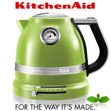 Cream kitchenaid kettle and toaster. Kitchenaid Artisan 1 5 L Kettle Green Apple Cookfunky