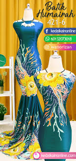 Beli bunga satin online berkualitas dengan harga murah terbaru 2021 di tokopedia! Kain Pasang Batik Humairah Kod 421 6 Kain Batik Formal Dresses Long Dresses