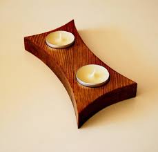 Handgemaakte Kandelaar Gemaakt Van Dennenhout Gemaakt Door S M Art Handmade Candle Holders Candle Holder Decor Wooden Candle Holders