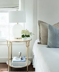 30 Modern And Stylish Bedside Table Ideas To Steal Oh Cozy Nest In 2020 Side Table Decor Bedroom Side Tables Bedroom Side Table Decor