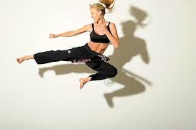 Stuntwoman Karate Flying Side Kick Photo Alisa Hensley Martial Arts Workout Martial Arts Women Martial Arts Girl
