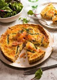 Pour about 2/3 of the sauce over the salmon, reserving the remaining 1/3 sauce. Salmon Quiche Recipetin Eats