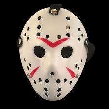 Friday The 13th Hockey Mask Halloween Costume Jason Voorhees Scary Horror Mask Ad Ad Mas Horror Halloween Costumes Hockey Halloween Costume Horror Masks