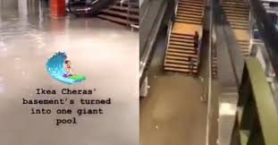 The store opened to the public on 19 november, 2015. Jernihnya Air Banjir Video Parking Ikea Cheras Naik Air Sampai Ke Eskalator