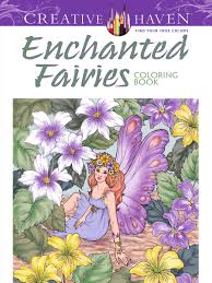 Get ready for all the spring and summer fun with a cute fairy garden coloring page. Creative Haven Enchanted Fairies Coloring Book Creative Haven Coloring Books Barbara Lanza Amazon De Bucher