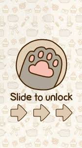Slide To Unlock Pusheen Cat Cat Wallpaper Iphone Wallpaper