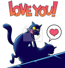 Te Quiero Dos Gatos Divertidos Que Tienen Relaciones Sexuales Fotomural Fotomurales Relaciones Just Married Virginidad Myloview Es