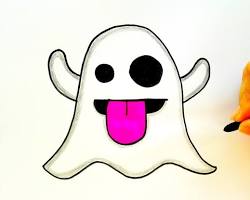 Kolay hayalet çizimi resmi