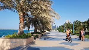 There are many different recreational activities to be done here. Corniche In Abu Dhabi The Famous Promenade In Abu Dhabi City
