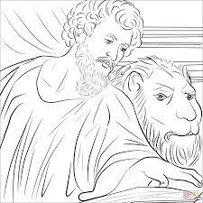 Beautiful lady introducing herself in lucky luke coloring, lucky luke catched by the daltons coloring coloring sky, lucky luke girlfriend coloring coloring sky, oldman smoking in lucky luke click on the coloring page to open in a new window and print. Saint Mark The Evangelist Coloring Page Free Printable Coloring Pages Mark The Evangelist Coloring Pages St Mark The Evangelist
