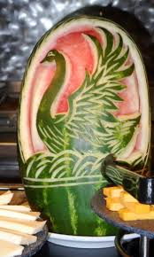 Obst Schnitzen Kreative Diy Dekoideen Mit Obst Watermelon Carving Fruit Carving Fruit Decorations