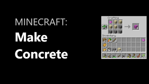 How To Make Concrete In Minecraft White Grey Powder 2021 Learn how to make black concrete in minecraft: how to make concrete in minecraft