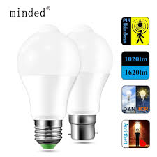 Led Pir Motion Sensor Lamp E27 B22 12w 18w Automatic On Off Led Bulb Light Sensitive Human Body Movement Detector Ampoule Sensor Led Bulbs Tubes Aliexpress