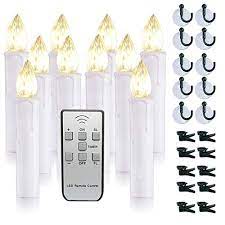 Just make them bright and welcoming! Raycare 10 Pcs Battery Operated Taper Candle Lights With Remote Led Window Candles With 8h Timer Warm White Bright Flickering Light Christmas Candles With Clips Suction Cups Pricepulse