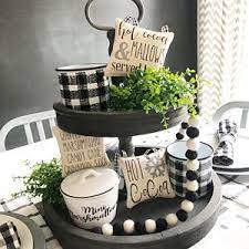 Now into the entryway we go… pink & white valentines day tiered tray set! Pin On Tier Trays