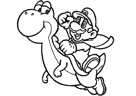 We also provide magical coloring pages (your child must choose the colors according to the numbers indicated in the different zones). Super Mario Coloring Pages With Cape And Riding On Dinosaur For Kids Haramiran Puppy Clifford Baby Slavyanka