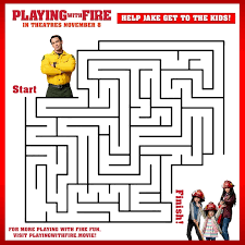 Playing With Fire Movie Night Printables And Activity Sheets In 2020 Movie Night Printables Fire Movie Movie Night