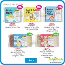 We are opened since april, 2000. Little Baby Grains Organic Natural Baby Rice 520g 750g Baby Needs Online Store Malaysia