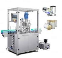 Semi-automatic Vacuum Nitrogen Filling Can Sealing Machine for Tuna Beverages - Nitrogen-filled Round Cans Sealing Machine