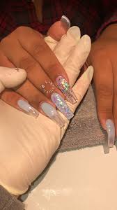 Saweetie added more sparkle with her bedazzled mani. Kay The Nail Faerie On Twitter Alexa Play Icy Grl By Saweetie