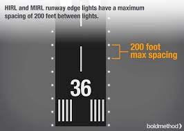 Runway Light Colors And Light Spacing Explained Boldmethod