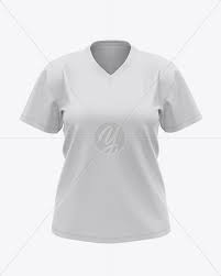 Download Women S V Neck T Shirt Plus Size Mockup In Apparel Mockups On Yellow Images Object Mockups