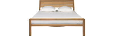Radus Beds 140x200cm Natural Wood Oak Beds Bed Furniture